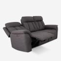 Canapé 3 places relax électrique dossier inclinable 2 port USB moderne Savys Prix