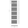 Termoarredo elettrico bagno 1200w scaldasalviette wifi verticale 180cm Tawoo XXL Costo