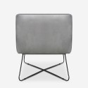 Samt minimalistisch modernes Design Liegesessel Dumas Lagerbestand
