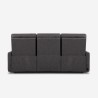 Sofa 3-Sitzer elektrisch verstellbar relax 2 USB in Kunstleder Jovit 