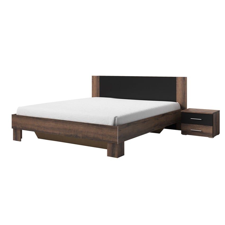 Letto matrimoniale 2 comodini 180x200 testiera rete a doghe legno Lauret Promozione Letto matrimoniale 2 comodini 180x200 testiera rete a doghe legno Lauret Promozione