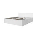 Letto matrimoniale cassetti contenitore bianco 180x200cm rete a doghe Eleyn Promozione