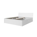Letto matrimoniale cassetti contenitore bianco 180x200cm rete a doghe Eleyn Promozione