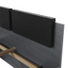 Letto piazza e mezza 140x200cm rovere scuro cassetto contenitore Anthe Catalogo