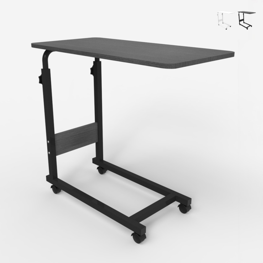 Tavolino da salotto serviletto regolabile 40x80cm 4 ruote Endy XL Promozione Tavolino da salotto serviletto regolabile 40x80cm 4 ruote Endy XL Promozione