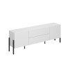 Mobile porta TV soggiorno design moderno bianco 2 ante 2 cassetti Kaveh Vendita