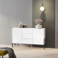 Credenza moderna bianco 2 ante 3 cassetti cucina sala da pranzo Kinsha Promozione