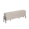 Mobile TV  2 ante 2 cassetti stile minimal design moderno beige Kaylus Vendita