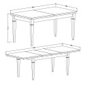 Tavolo sala da pranzo allungabile 90x160-240 stile classico Tillac Catalogo