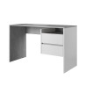 Scrivania ufficio design con 2 cassetti bianca moderna grigio Riley Vendita