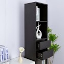 Libreria ufficio soggiorno alta 2 cassetti 4 scaffali 36x30x171cm Reiff Offerta