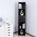 Libreria ufficio soggiorno alta 2 cassetti 4 scaffali 36x30x171cm Reiff Saldi