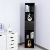 Libreria ufficio soggiorno alta 2 cassetti 4 scaffali 36x30x171cm Reiff Saldi