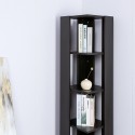 Libreria soggiorno ufficio moderna angolare 5 scaffali Orkney Modello