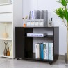 Mobiletto basso scrivania ufficio con ruote scaffale portadocumenti Wick Vendita