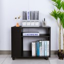 Mobiletto basso scrivania ufficio con ruote scaffale portadocumenti Wick Saldi