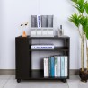 Mobiletto basso scrivania ufficio con ruote scaffale portadocumenti Wick Saldi