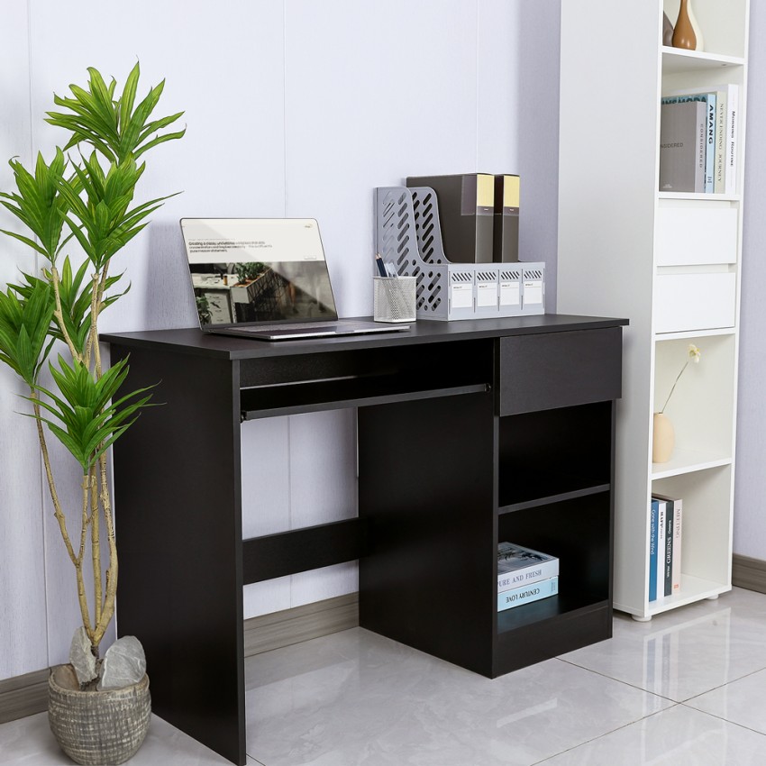 Scrivania ufficio nera camera salvaspazio piano a scomparsa Elphin Dark Promozione Scrivania ufficio nera camera salvaspazio piano a scomparsa Elphin Dark Promozione