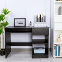Scrivania ufficio nera camera salvaspazio piano a scomparsa Elphin Dark Offerta