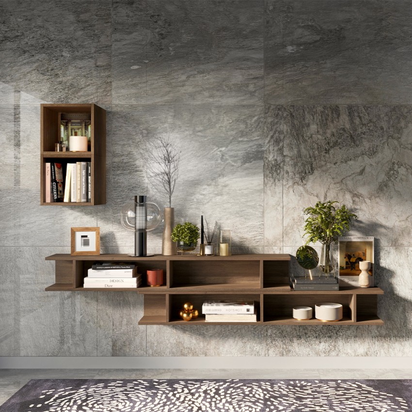 Mobile Ablage für den Eingangsbereich, hängende Holzregale Infinity 60 Aktion Mobile Ablage für den Eingangsbereich, hängende Holzregale Infinity 60 Aktion