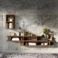 Mobile svuotatasche ingresso mensole sospese scaffali legno Infinity 60 Promozione