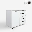 Cassettiera portadocumenti da scrivania mobile ufficio con ruote Harris Promozione