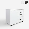 Cassettiera portadocumenti da scrivania mobile ufficio con ruote Harris Promozione