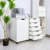 Cassettiera portadocumenti da scrivania mobile ufficio con ruote Harris Vendita