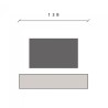 Mobile TV design sospeso minimal moderno in legno con anta Infinity 54 Vendita