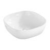 Mobile bagno sospeso 80x46cm nero cassetti lavabo da appoggio Adel Black Offerta