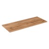 Mobile bagno in legno sospeso cassetti lavandino da appoggio Adel Wood Sconti