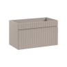 Mobile bagno sospeso lavabo da appoggio beige specchio armadio Coast 100 SNA Vendita