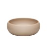 Mobile bagno sospeso lavabo da appoggio beige specchio armadio Coast 100 SNA Stock
