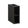 Mobile bagno cannettato sospeso legno lavabo da appoggio ceramica Xilo Sconti