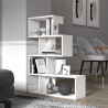 Wandregal modernes Design weiß glänzend 5 Regale Longway Rabatte