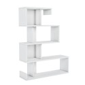 Wandregal modernes Design weiß glänzend 5 Regale Longway Verkauf