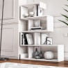 Wandregal modernes Design weiß glänzend 5 Regale Longway Katalog