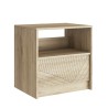 Comodino moderno in legno camera da letto con cassetto scorrevole Odi Prezzo