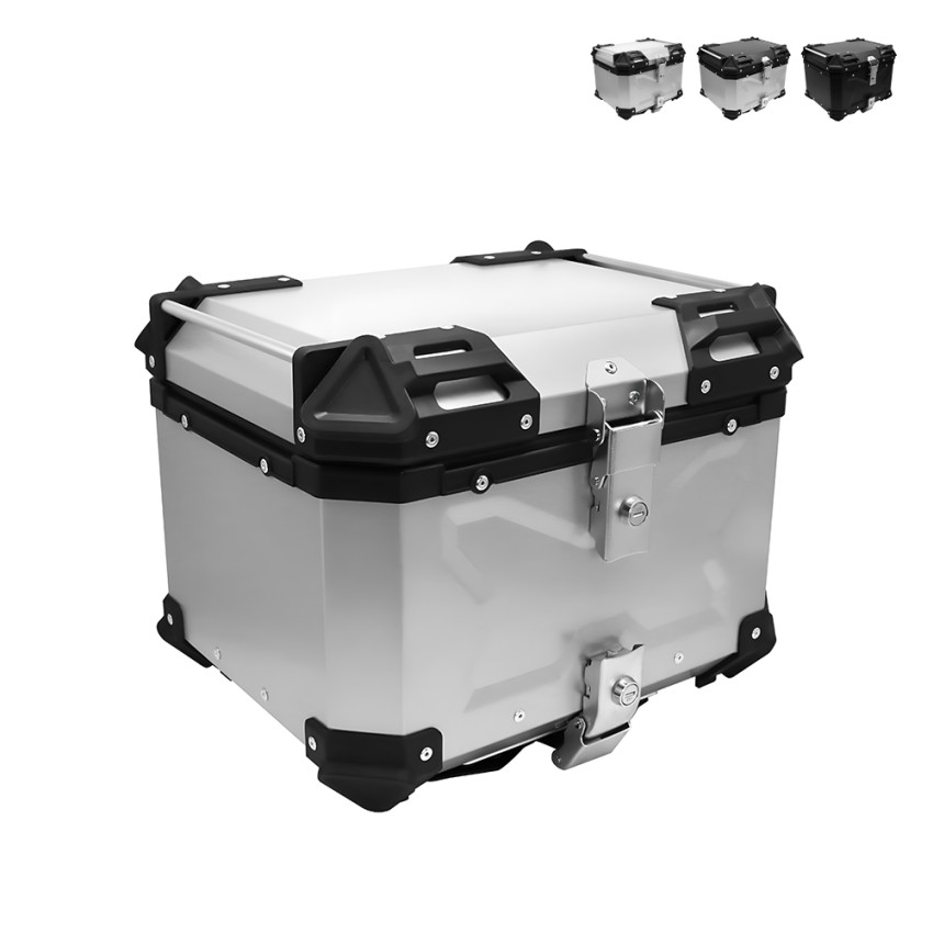 Coffre de moto arrière en aluminium universel de 46 litres Maverick M Promotion Coffre de moto arrière en aluminium universel de 46 litres Maverick M Promotion