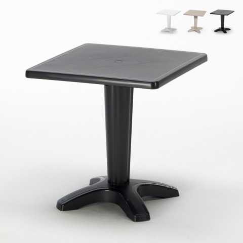 Tavolino Grand Soleil Zavor quadrato polipropilene bar esterno 70x70 Promozione