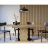Ausziehtisch Eichenholz 8-Sitzer Esszimmer 140-180x90cm Wood Sales