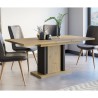 Ausziehtisch Eichenholz 8-Sitzer Esszimmer 140-180x90cm Wood Rabatte