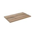 Mobile bagno a terra bianco legno lavabo da appoggio effetto marmo Fiji Saldi