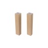 Mobile bagno a terra bianco legno lavabo da appoggio effetto marmo Fiji Stock