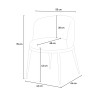 Stuhl Sessel Wohnzimmer Sofa Küche modern schwarzer Stoff Raund Rabatte