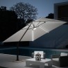 Ombrellone giardino anti uv con Luce Solare Led quadrato 3x3m braccio alluminio Paradise Vendita