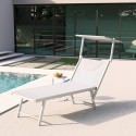 Lettino spiaggia mare prendisole professionale alluminio Italia Vendita