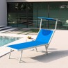 2er Set Sonnenliegen aus Aluminium Professionell für Strand und Meer Italia Verkauf