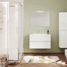 Meuble salle de bain suspendu 80 cm lavabo 2 tiroirs miorir Easy 80 Catalogue