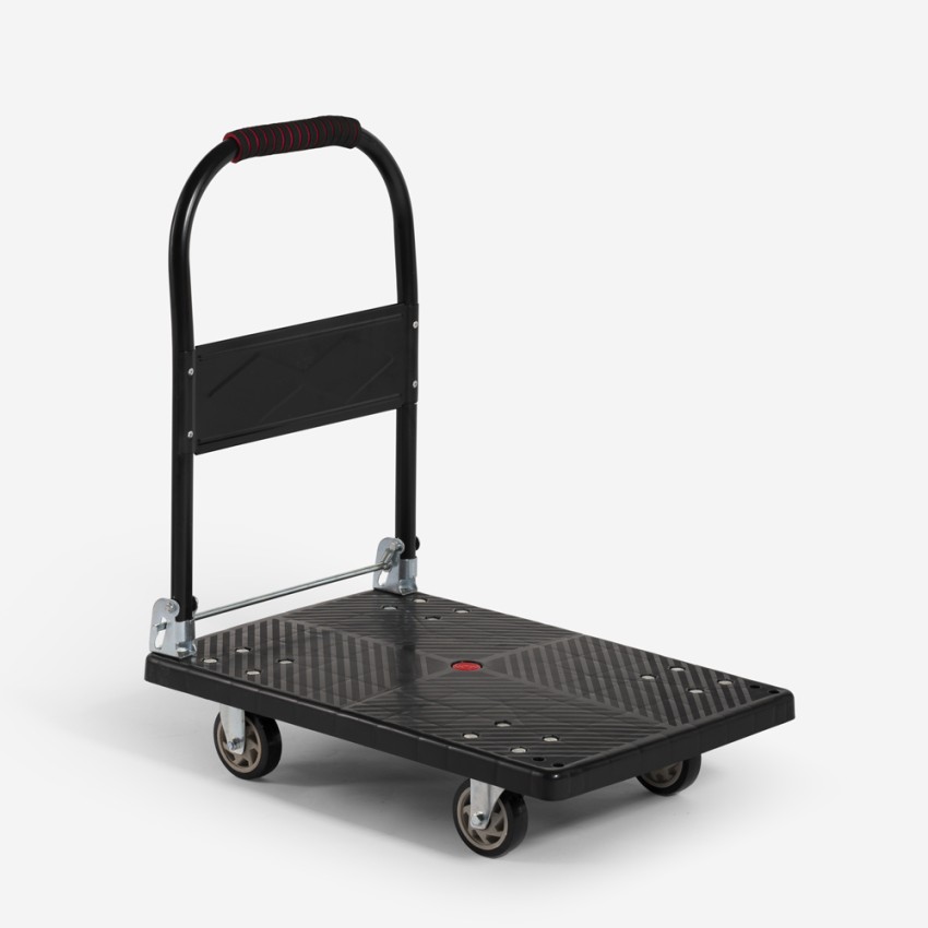 Chariot plateforme pliable transport de colis 200kg 4 roues Kerry Promotion Chariot plateforme pliable transport de colis 200kg 4 roues Kerry Promotion